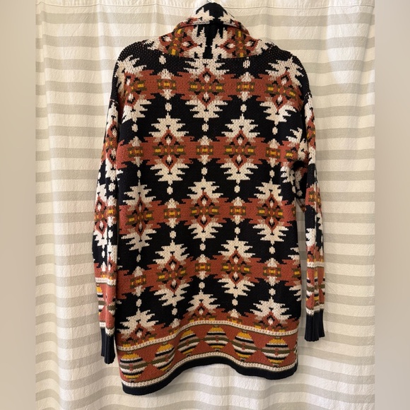 EUC Lucky Brand fair isle open cardigan sz Medium - Picture 16 of 16